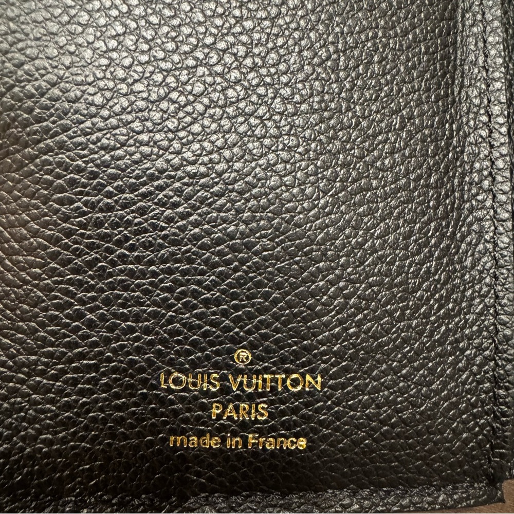 Louis Vuitton Black Empreinte Leather Curieuse Compact Wallet - Picture 8 of 11